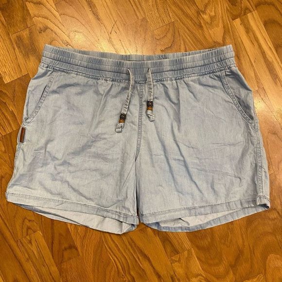 Alife and Kickin Pants 'Jane' Light Denim Blue Jean Shorts Size Large - Picture 3 of 16